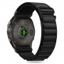 Tech-Protect Nylon Pro -ranneke Garmin Fenix 5 / 6 / 6 Pro / 7 / 8 (47 mm) / E, musta