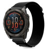 Tech-Protect Nylon Pro -ranneke Garmin Fenix 5 / 6 / 6 Pro / 7 / 8 (47 mm) / E, musta