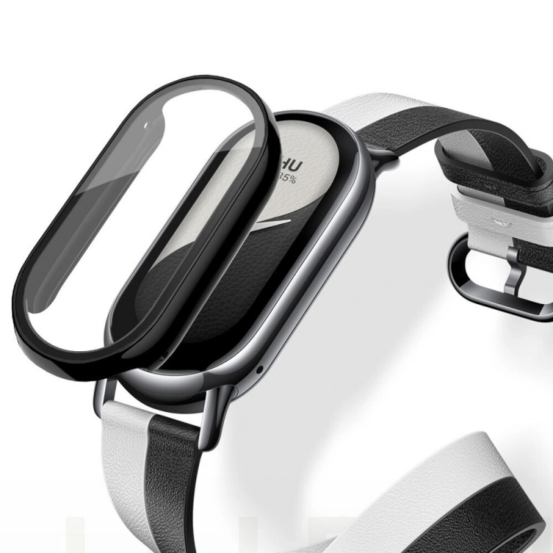 Tech-Protect Defense360 -suojakotelo Xiaomi Smart Band 9 / 9 NFC -laitteelle, musta