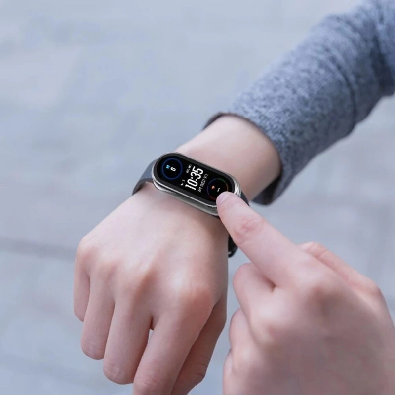 Tech-Protect Defense360 -suojakotelo Xiaomi Smart Band 9 / 9 NFC -laitteelle, musta
