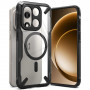 Ringke Fusion-X Magnetic MagSafe -suojakotelo OnePlus 15 -puhelimelle, musta