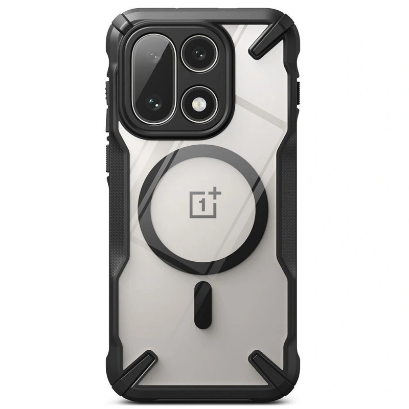 Ringke Fusion-X Magnetic MagSafe -suojakotelo OnePlus 15 -puhelimelle, musta