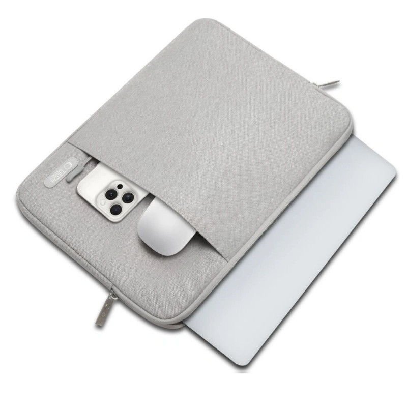 Tech-Protect Sleevy Laptop 13-14" -sleeve, Crayon Grey