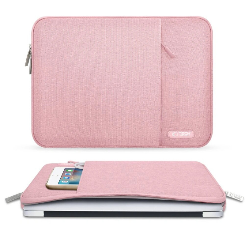 Tech-Protect Sleevy THP3325 kannettavan tietokoneen 13-14" suojahiha, Dusty Rose