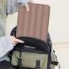 Tech-Protect Puffy kannettavan tietokoneen 15-16" suojakotelo lisävarustepussilla, Walnut