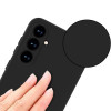 Tech-Protect Icon -silikonikuori Motorola Moto G85 5G -puhelimelle, musta
