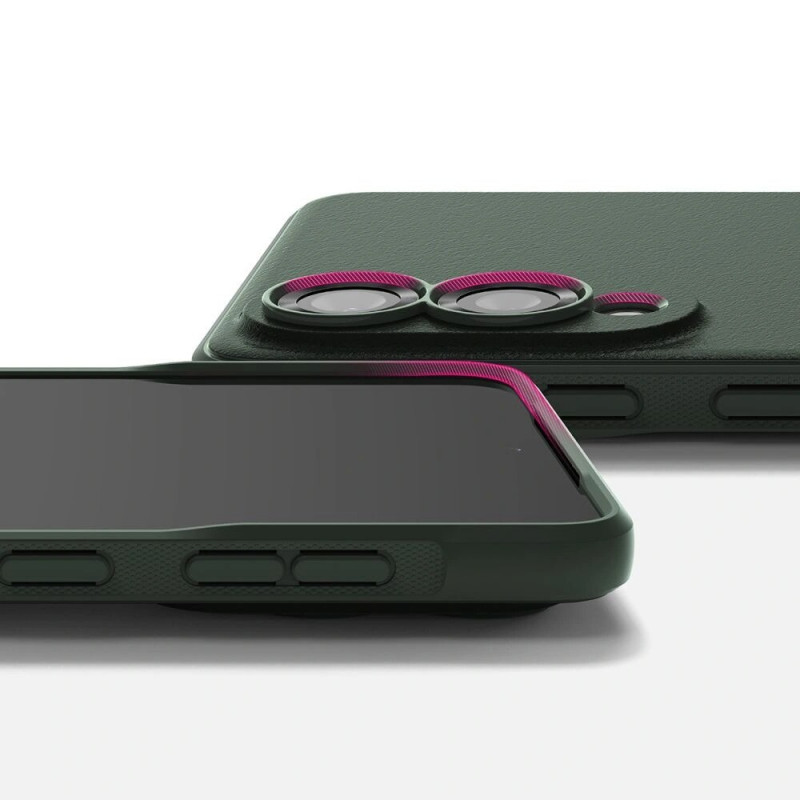 Ringke Onyx -kuori Samsung Galaxy S25 Edge -puhelimelle, tummanvihreä