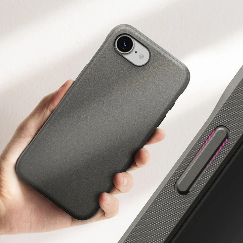 Ringke Onyx -suojakotelo Apple iPhone 17e / 16e -puhelimelle, harmaa