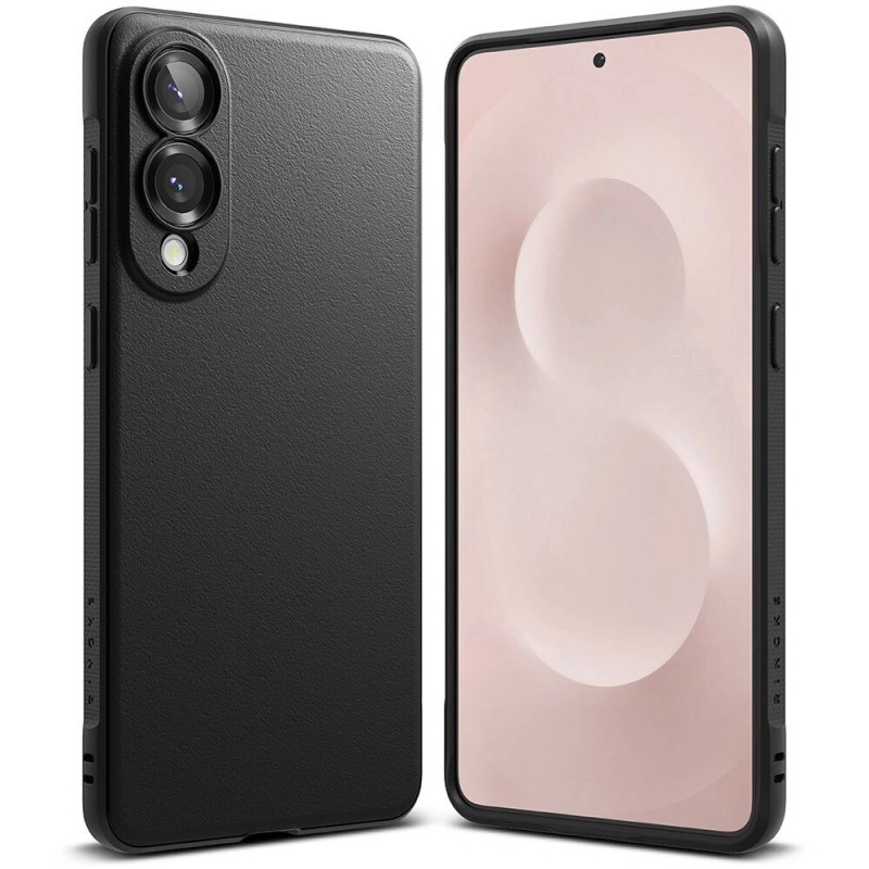 Ringke Onyx -kuori Samsung Galaxy S25 Edge -puhelimelle, musta