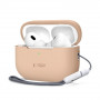 Tech-Protect Silikonikuori Apple AirPods Pro 1/2 -kuulokkeille, Caffe Latte