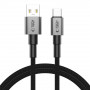 Tech-Protect Ultraboost DNA USB-A / USB-C -kaapeli 15W/3A 100 cm, Iron Grey