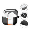 Tech-Protect Silikoninen Hook-kuori Samsung Galaxy Buds 3 / 3 Pro -kuulokkeille, musta