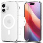 Spigen Liquid Crystal Mag MagSafe -kuori Apple iPhone 17:lle, kirkas/valkoinen