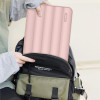 Tech-Protect Puffy kannettavan tietokoneen 13-14" suojakotelo lisävarustepussilla, Dusty Rose