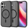 Spigen Ultra Hybrid Mag MagSafe ACS10383 -kuori Apple iPhone 17 -puhelimelle, Frost Black