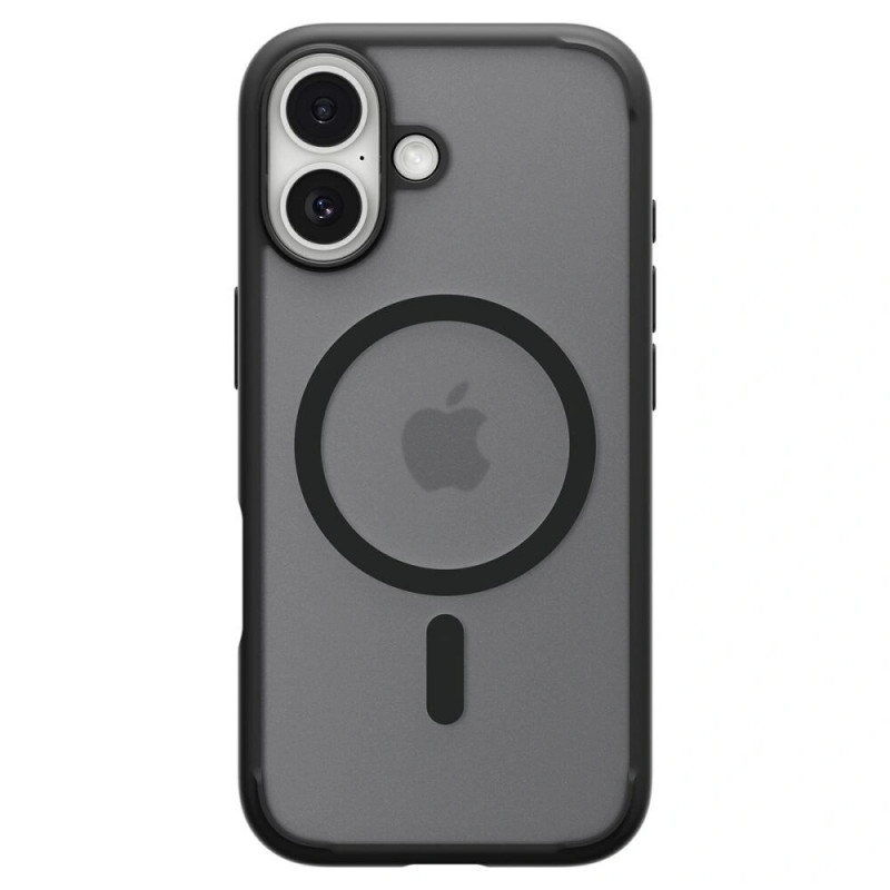 Spigen Ultra Hybrid Mag MagSafe ACS10383 -kuori Apple iPhone 17 -puhelimelle, Frost Black