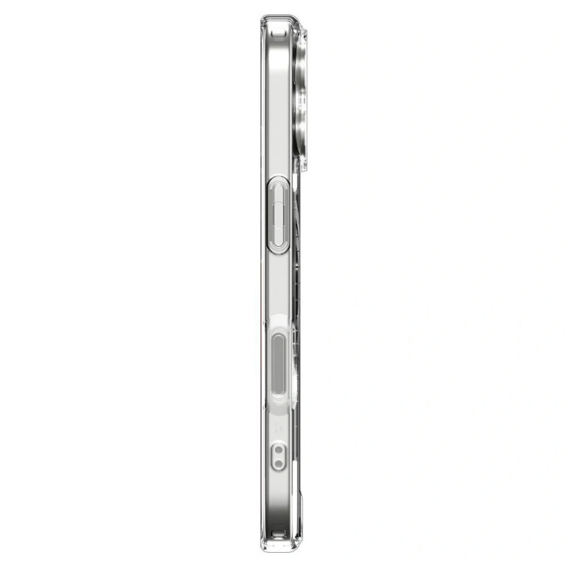 Spigen Ultra Hybrid Mag MagSafe ACS10380 -kuori Apple iPhone 17:lle, kirkas/valkoinen
