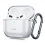 Tech-Protect Flexair -kotelo Apple AirPods 4 -kuulokkeille, kirkas