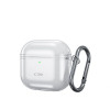Tech-Protect Flexair -kotelo Apple AirPods 4 -kuulokkeille, kirkas