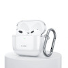 Tech-Protect Flexair -kotelo Apple AirPods 4 -kuulokkeille, kirkas