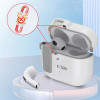 Tech-Protect Slim Hook -kotelo Apple AirPods 4 -kuulokkeille, valkoinen