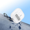 Tech-Protect Slim Hook -kotelo Apple AirPods 4 -kuulokkeille, valkoinen