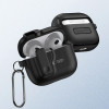Tech-Protect Slim Hook -kotelo Apple AirPods 4 -kuulokkeille, musta
