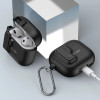 Tech-Protect Slim Hook -kotelo Apple AirPods 4 -kuulokkeille, musta