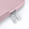 Tech-Protect NeoSlim kannettavan tietokoneen 15-16" suojalaukku lisävarustepussilla, Dusty Rose