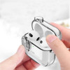 Tech-Protect Slim Hook -kotelo Apple AirPods 4 -kuulokkeille, kirkas