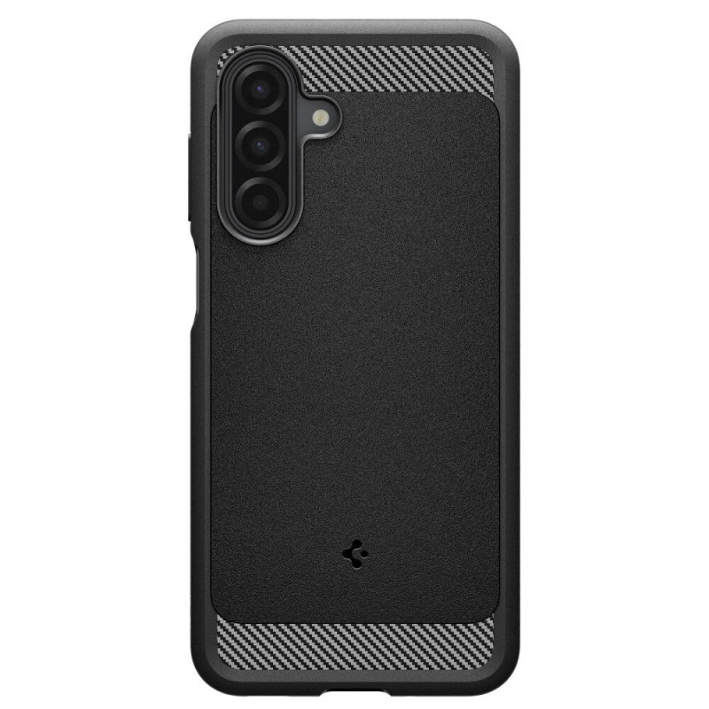 Spigen Rugged Armor ACS09844 -suojakuori Samsung Galaxy A17 4G / 5G -puhelimelle, matta musta