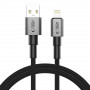 Tech-Protect Ultraboost DNA USB-A / Lightning-kaapeli 15W/2.4A 100 cm, Iron Grey