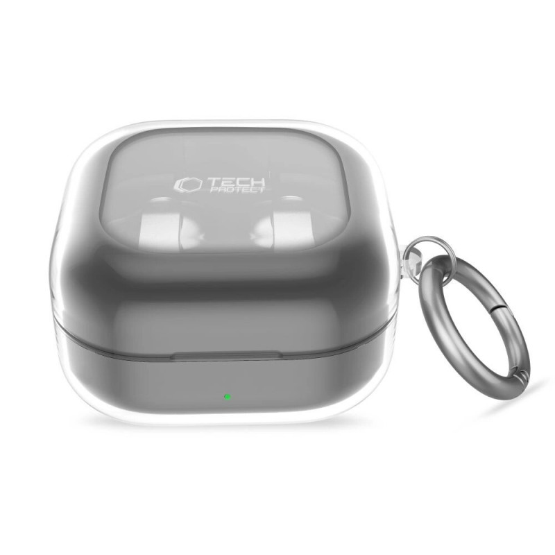 Tech-Protect FlexAir -kotelo Samsung Galaxy Buds 4 / 4 Pro -kuulokkeille, kirkas