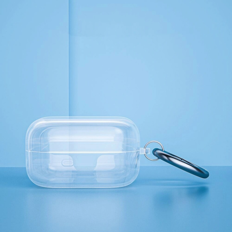Tech-Protect FlexAir -kotelo Samsung Galaxy Buds 4 / 4 Pro -kuulokkeille, kirkas