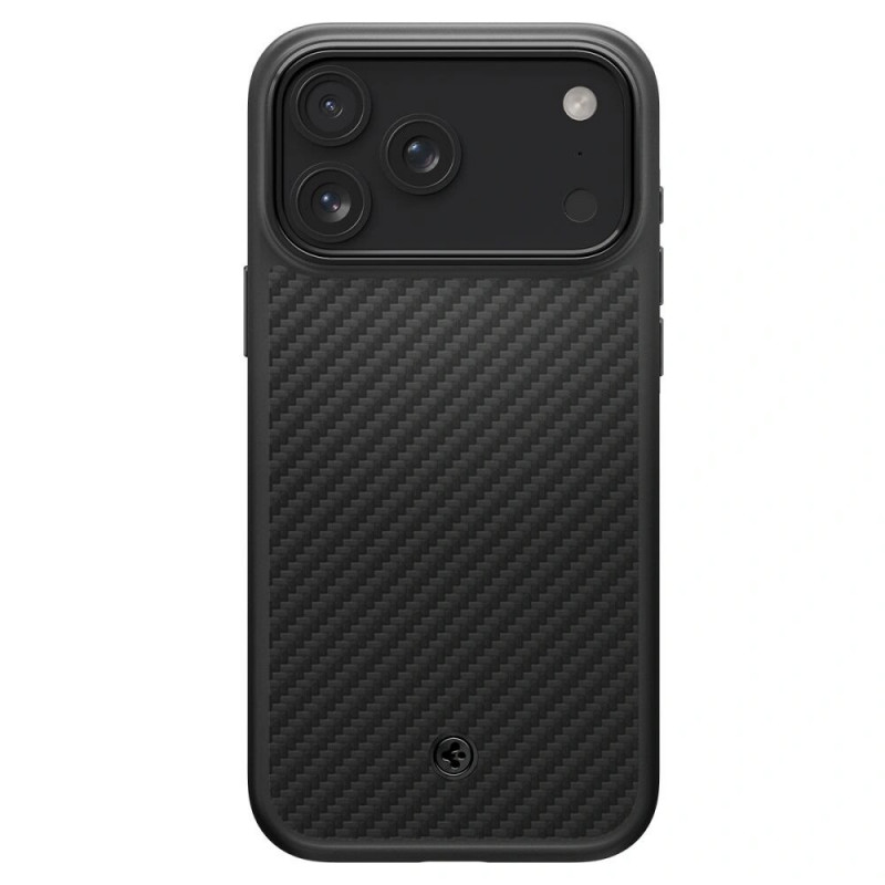 Spigen Enzo Aramid T Mag MagSafe -suojakotelo Apple iPhone 17 Pro Max / 18 Pro Max -puhelimelle, musta