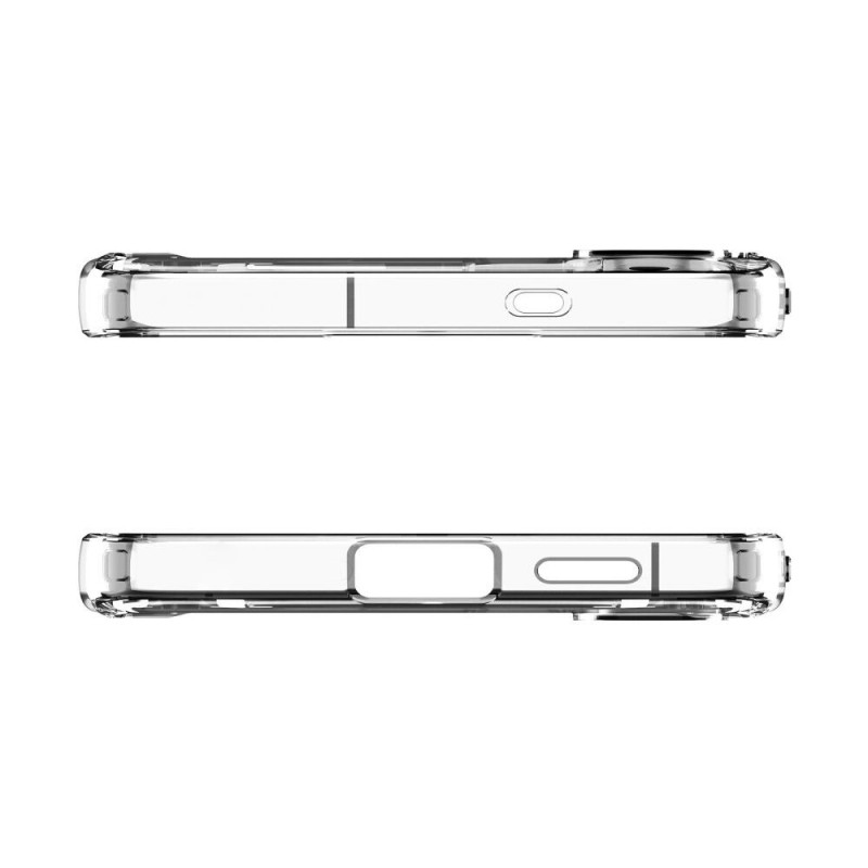 Spigen Ultra Hybrid -suojakuori Samsung Galaxy S25 FE -puhelimelle, Crystal Clear