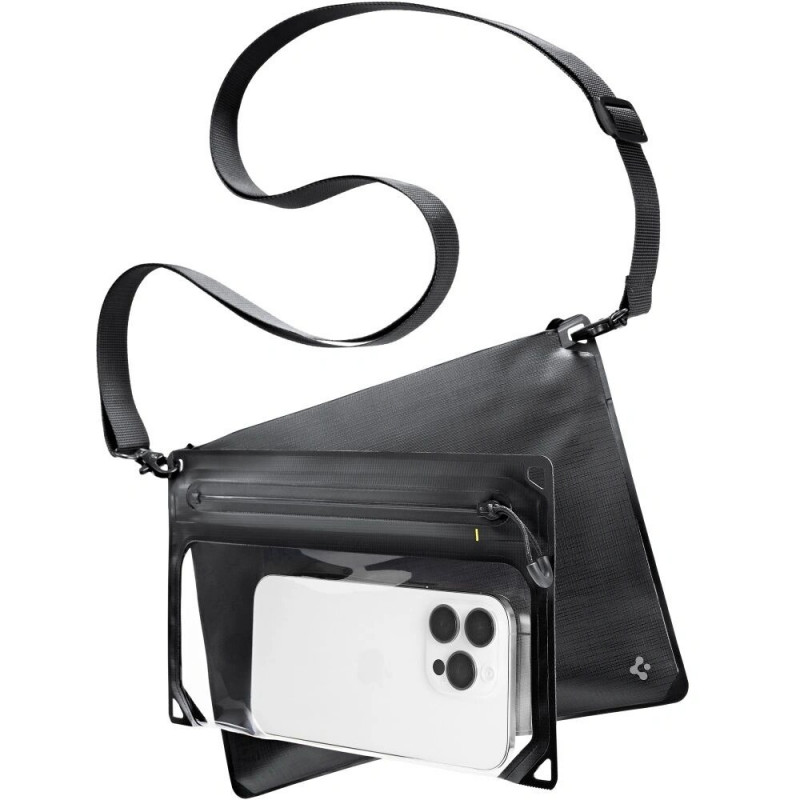 Spigen A640 Universal Waterproof Case Crossbag, musta