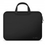 Tech-Protect Neopreeninen kannettavan tietokoneen laukku 15-16", musta