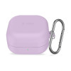 Tech-Protect silikoninen Hook-kuori Samsung Galaxy Buds 4 / 4 Pro -kuulokkeille, laventeli