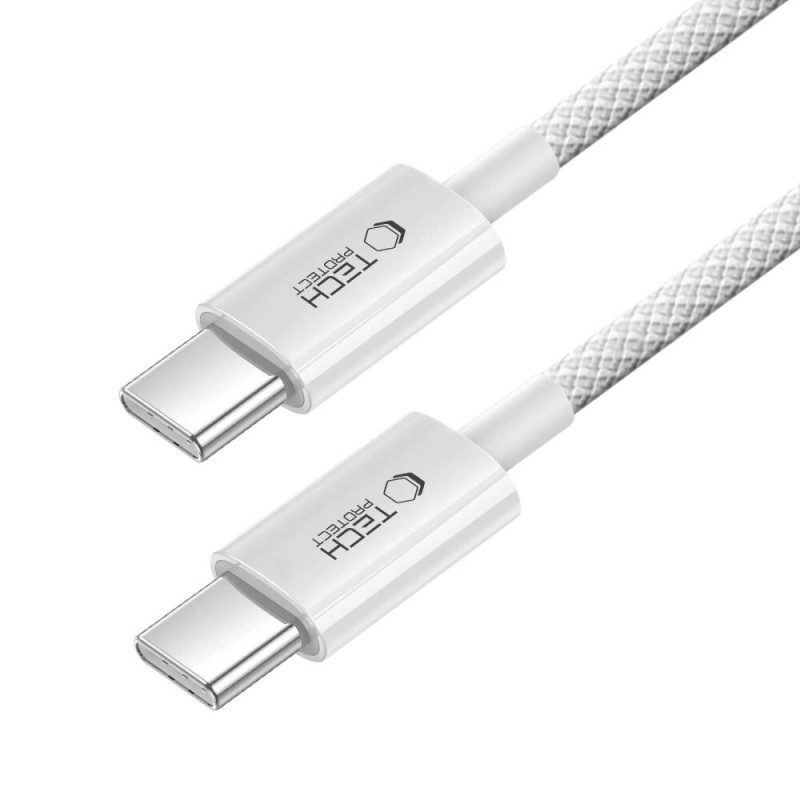 Tech-Protect Ultraboost Lite USB-C / USB-C -kaapeli PD60W/3A 100 cm, Cool Grey