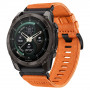 Tech-Protect Nylon Classic -kellonranneke Garmin Fenix 5X / 5X Plus / 6X / 6X Pro / 7X / 8 / 8 Pro / 9 / 9 Pro 47 mm, Signal Orange