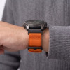 Tech-Protect Nylon Classic -kellonranneke Garmin Fenix 5X / 5X Plus / 6X / 6X Pro / 7X / 8 / 8 Pro / 9 / 9 Pro 47 mm, Signal Orange