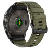 Tech-Protect Nylon Classic -kellonranneke Garmin Fenix 5X / 5X Plus / 6X / 6X Pro / 7X / 8 / 8 Pro / 9 / 9 Pro 51 mm, Military Green