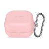 Tech-Protect Silikoninen Hook-suojakotelo Samsung Galaxy Buds 4 / 4 Pro -kuulokkeille, Dusty Pink