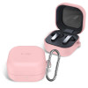 Tech-Protect Silikoninen Hook-suojakotelo Samsung Galaxy Buds 4 / 4 Pro -kuulokkeille, Dusty Pink