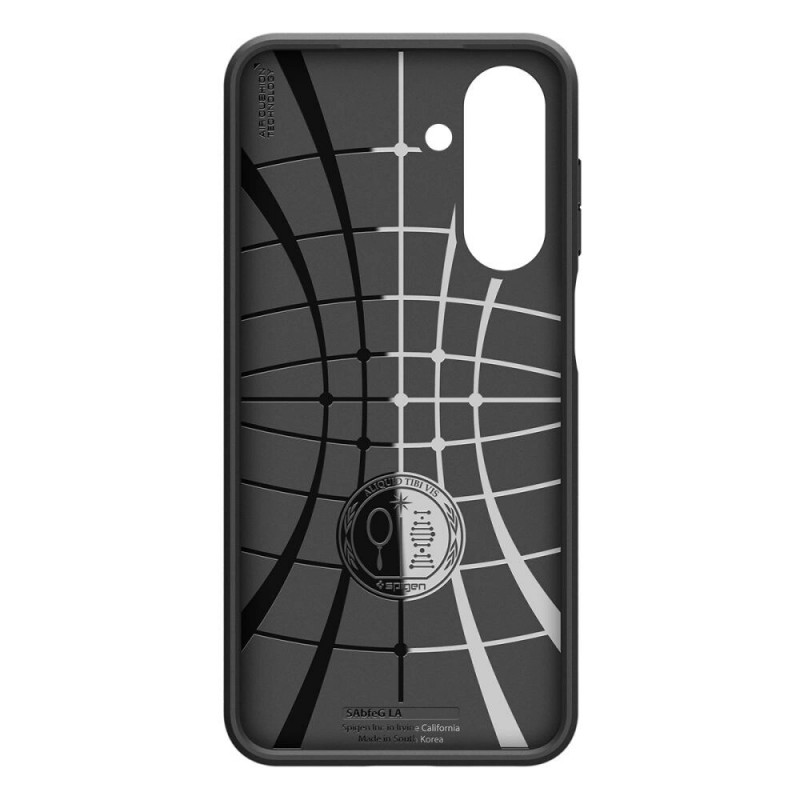 Spigen Liquid Air ACS09290 -kuori Samsung Galaxy A26 5G -puhelimelle, matta musta