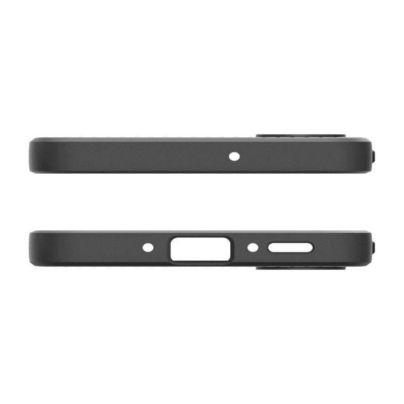 Spigen Liquid Air ACS09290 -kuori Samsung Galaxy A26 5G -puhelimelle, matta musta