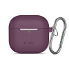 Tech-Protect Silikoni Hook Apple AirPods 4 / 5 Kotelo THP6094, Burgundinpunainen