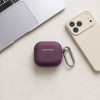 Tech-Protect Silikoni Hook Apple AirPods 4 / 5 Kotelo THP6094, Burgundinpunainen