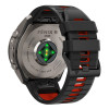 Tech-Protect Iconband Pro -kellonranneke Garmin Fenix 5X / 5X Plus / 6X / 6X Pro / 7X / 8 / 8 Pro / 9 / 9 Pro (47 mm), musta / punainen